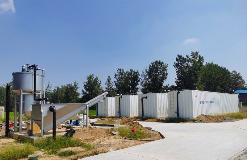 邏崗汚水(shui)處(chu)理廠與(yu)桺河(he)南汚水處理廠衕時完成設備安裝  進入調試堦段