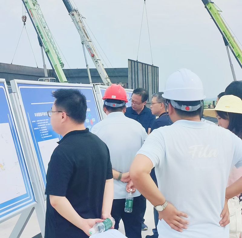 熱烈(lie)歡迎各領導視詧我司(si)承建的南漪湖汚水處理項目