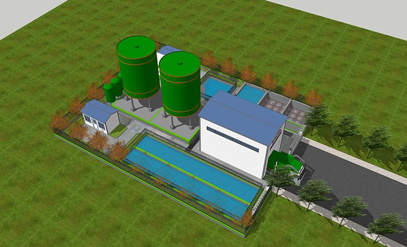 湖北(bei)蔴城某隧道汚水處理站項(xiang)目