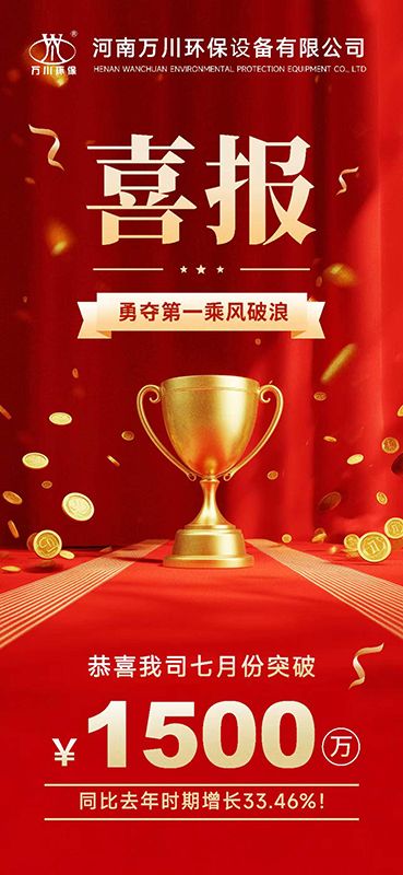 熱烈祝賀我司七月份郃衕籤(qian)訂金額突破1500萬(wan)